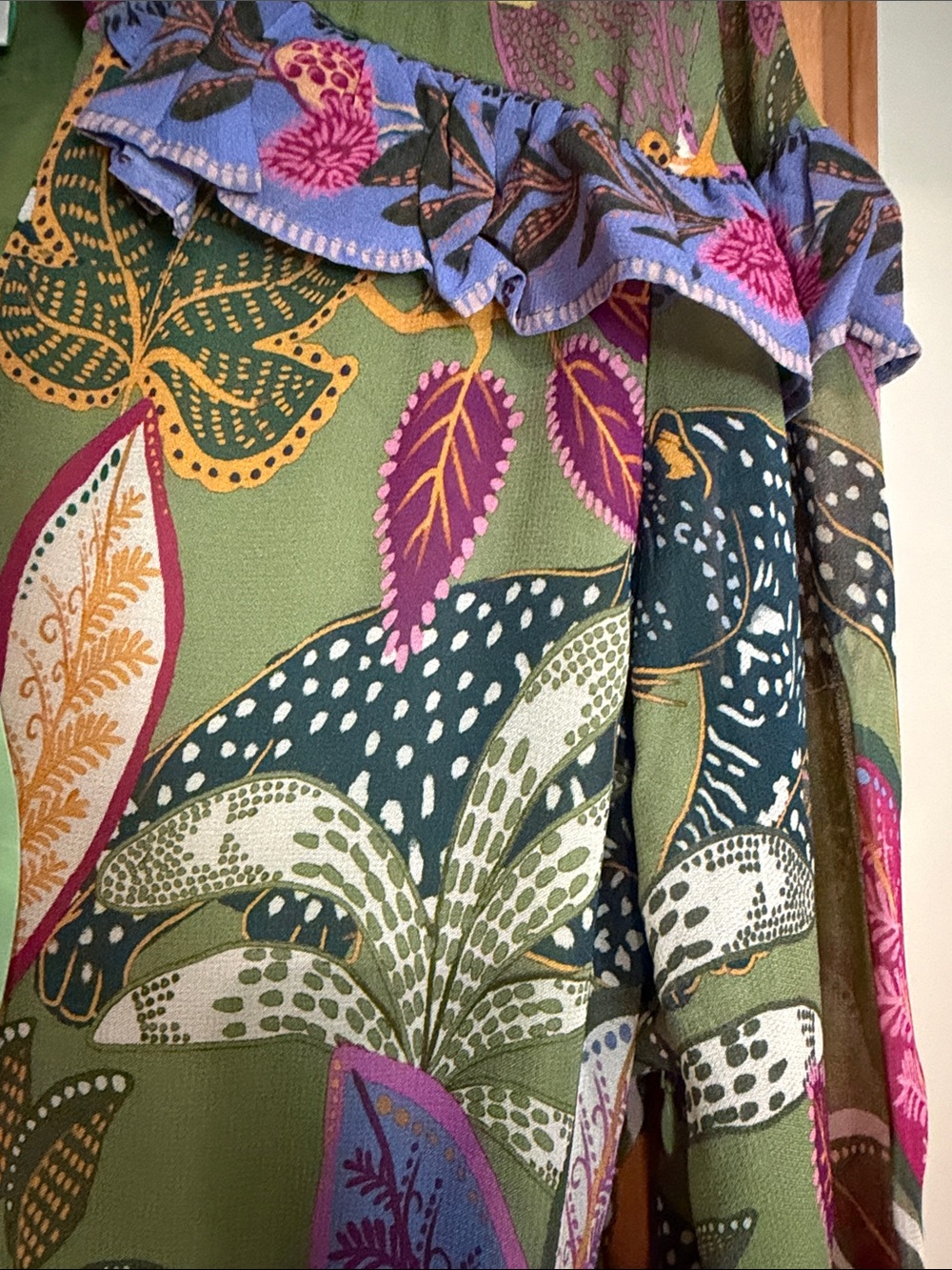FARM Rio Wild Jungle Handkerchief Midi-Dress - Picture 11 of 16